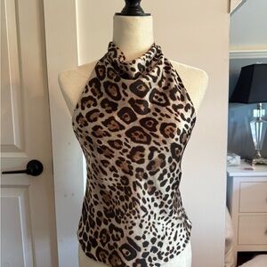 Zara Leopard Print Blouse